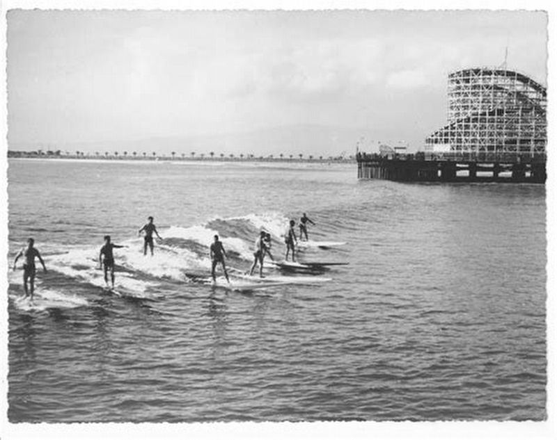 The early days of California surfing. image. Click for full size.
