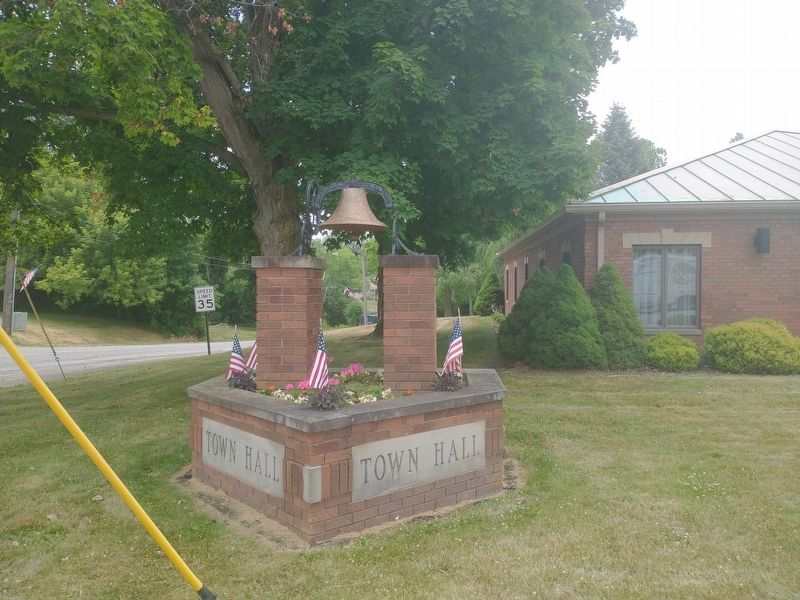 Village of South Amherst Town Hall Bell image. Click for full size.