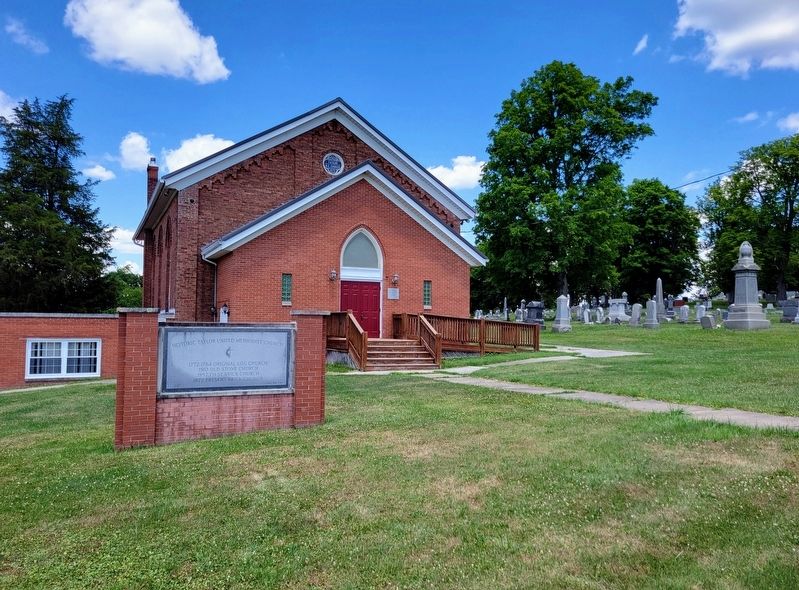 Historic Taylor United Methodist Church Marker. Click for full size. Historic Taylor United Methodist Church Marker image. Click for full size.
