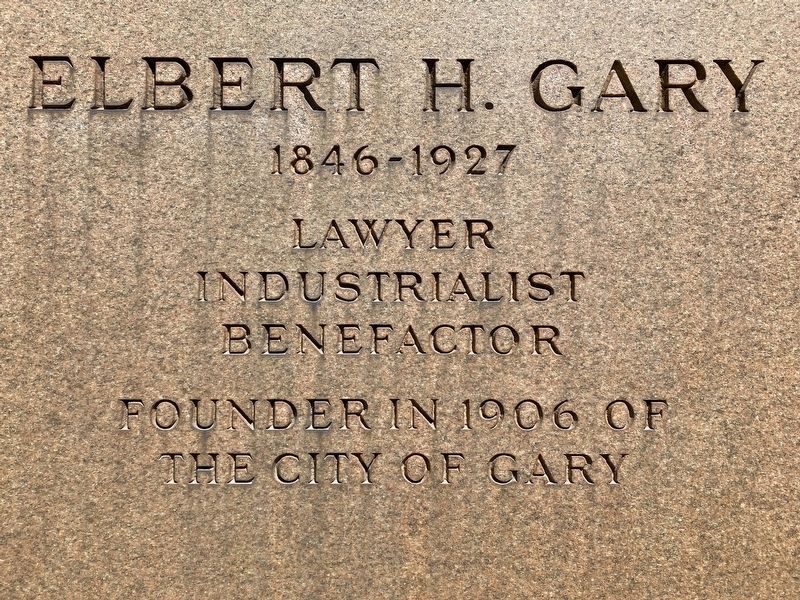 Elbert H. Gary Marker image. Click for full size.