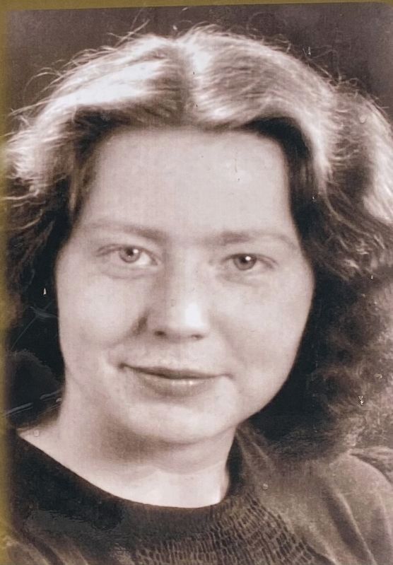 Marker inset: Hannie Schaft image. Click for full size.