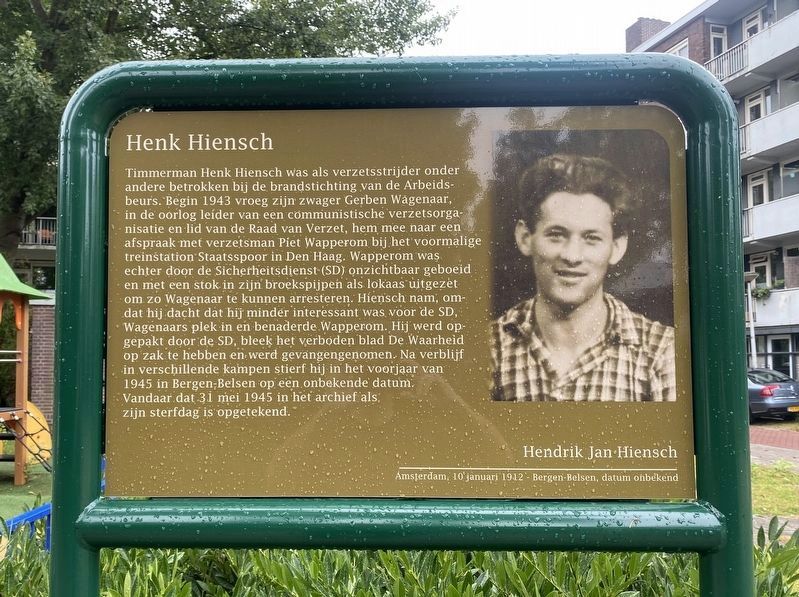 Henk Hiensch Marker image. Click for full size.