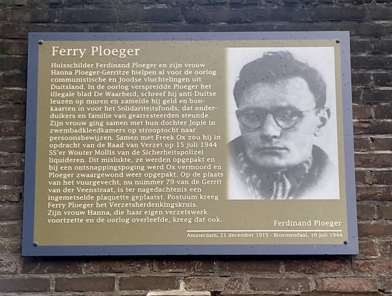Ferry Ploeger Marker image. Click for full size.