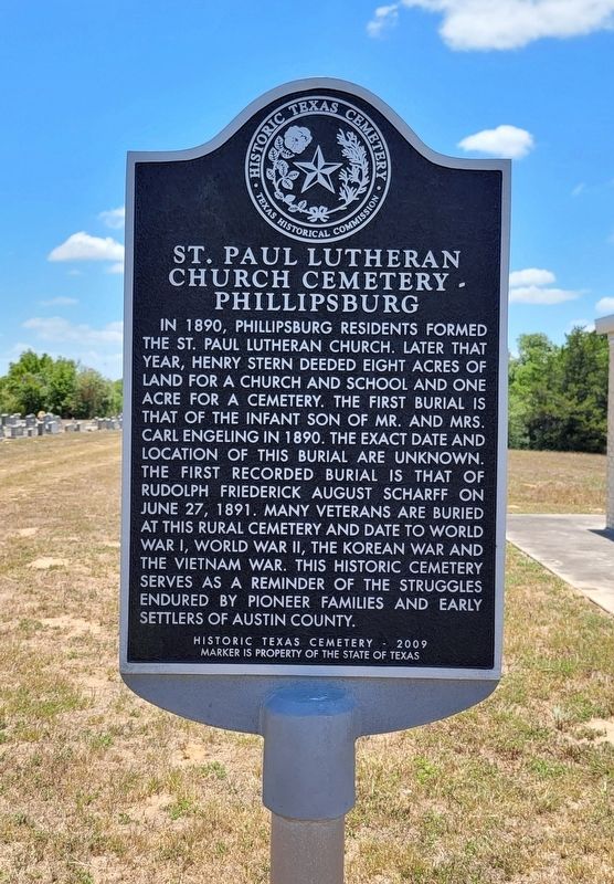 St. Paul Lutheran Church Cemetery - Phillipsburg Marker image. Click for full size.
