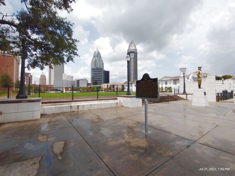 Side 1 with Mardi Gras Park and city skyline in background image. Click for full size.