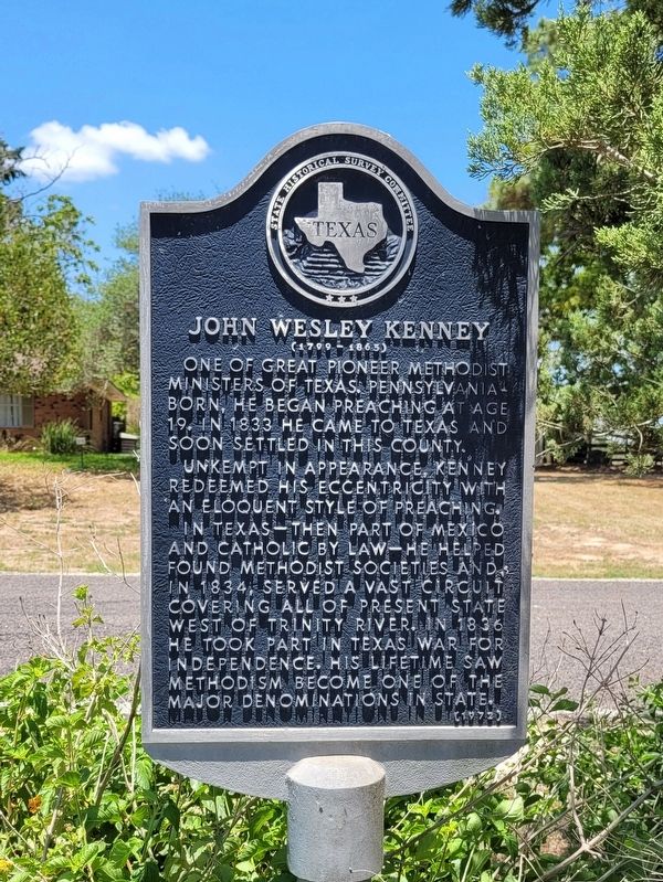 John Wesley Kenney Marker image. Click for full size.