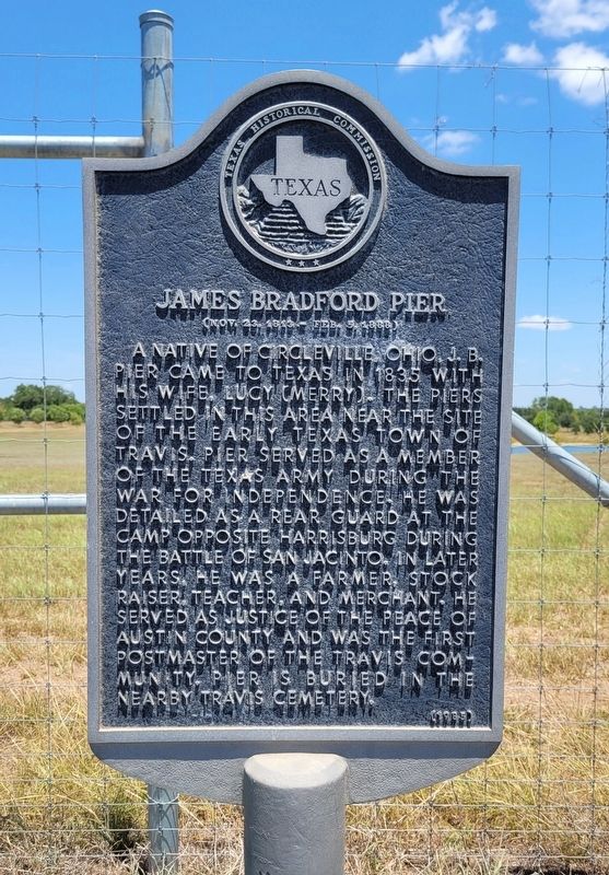 James Bradford Pier Marker. Click for full size. James Bradford Pier Marker image. Click for full size.