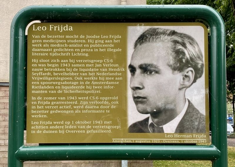 Leo Frijda Marker image. Click for full size.