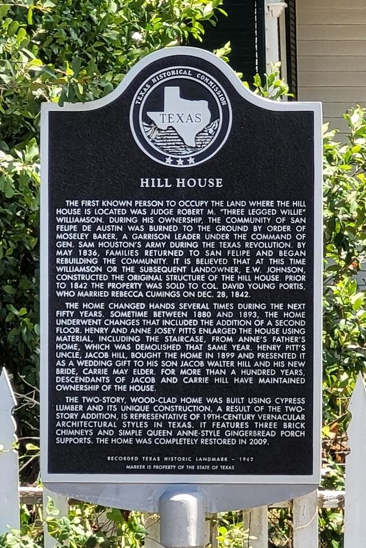 Hill House Marker. Click for full size. Hill House Marker image. Click for full size.