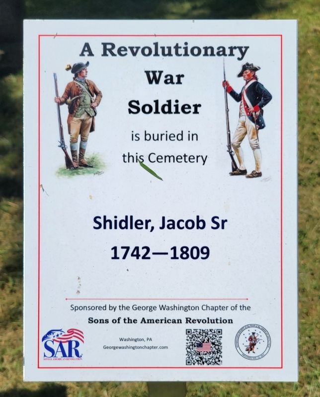 A Revolutionary War Soldier Marker image. Click for full size.