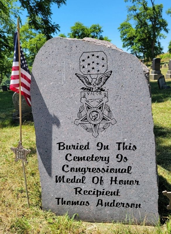 Additional Marker at the Cemetery image. Click for full size.