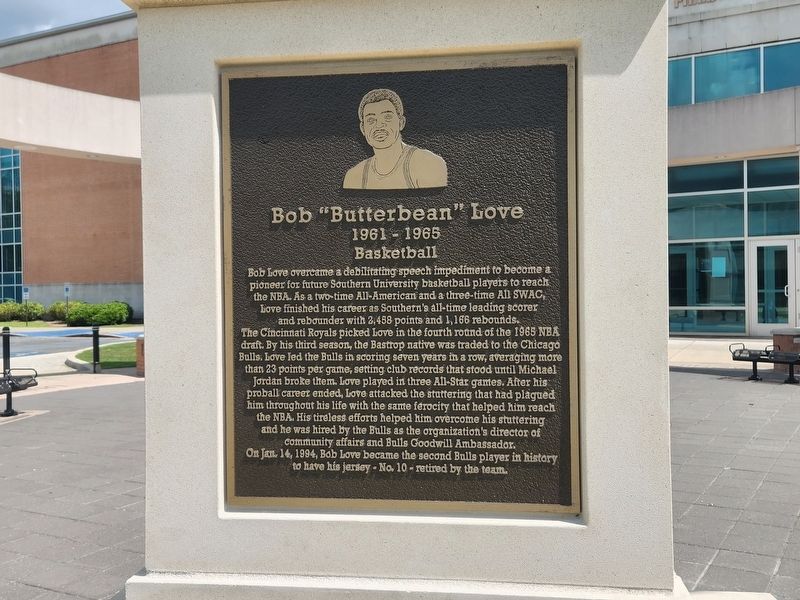 Bob "Butterbean" Love Marker. Click for full size. Bob "Butterbean" Love Marker image. Click for full size.