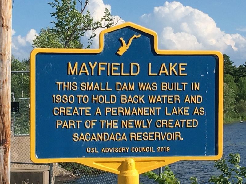 Mayfield Lake Marker image. Click for full size.