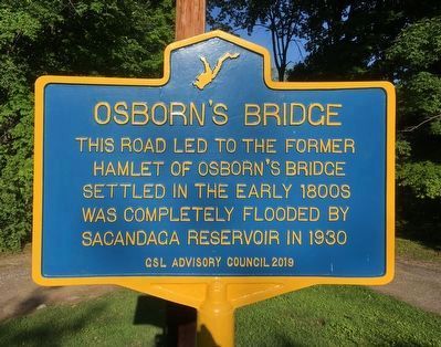 Osborns Bridge Marker image. Click for full size.