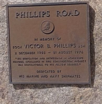 Phillips Road Marker. Click for full size. Phillips Road Marker image. Click for full size.