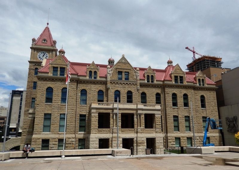 Calgary City Hall (<i>south elevation</i>). Click for full size. Calgary City Hall (<i>south elevation</i>) image. Click for full size.