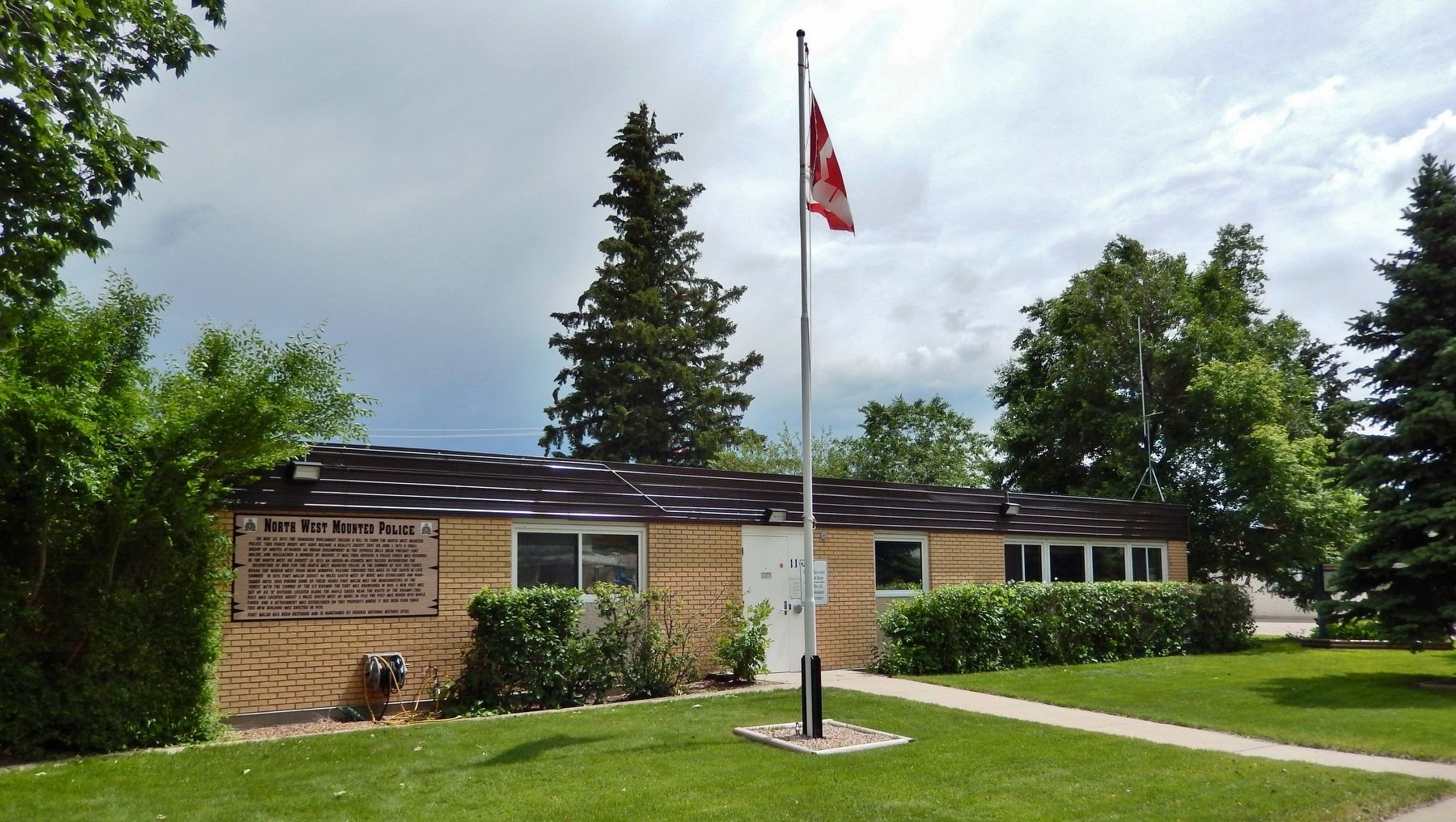 Maple Creek Royal Canadian Mounted Police Station image. Click for full size.