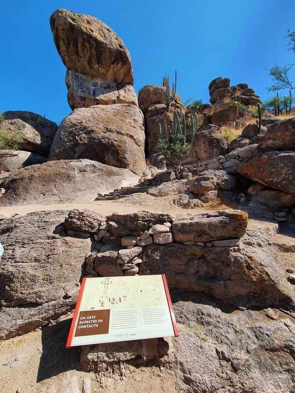 Rock art in contact Marker. Click for full size. Rock art in contact Marker image. Click for full size.