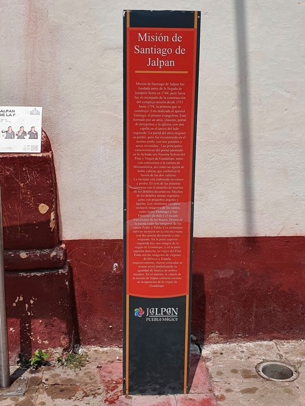 Mission of Santiago de Jalpan Marker image. Click for full size.