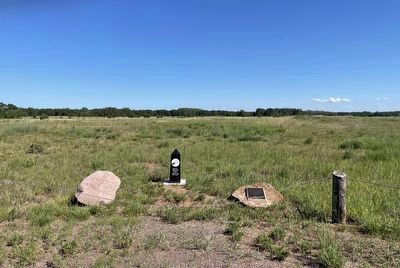 Current view of former location of 1980 Ekdall Church Fire Marker image. Click for full size.