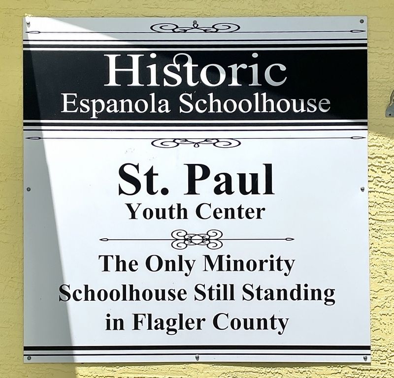 Historic Espanola Schoolhouse Marker image. Click for full size.
