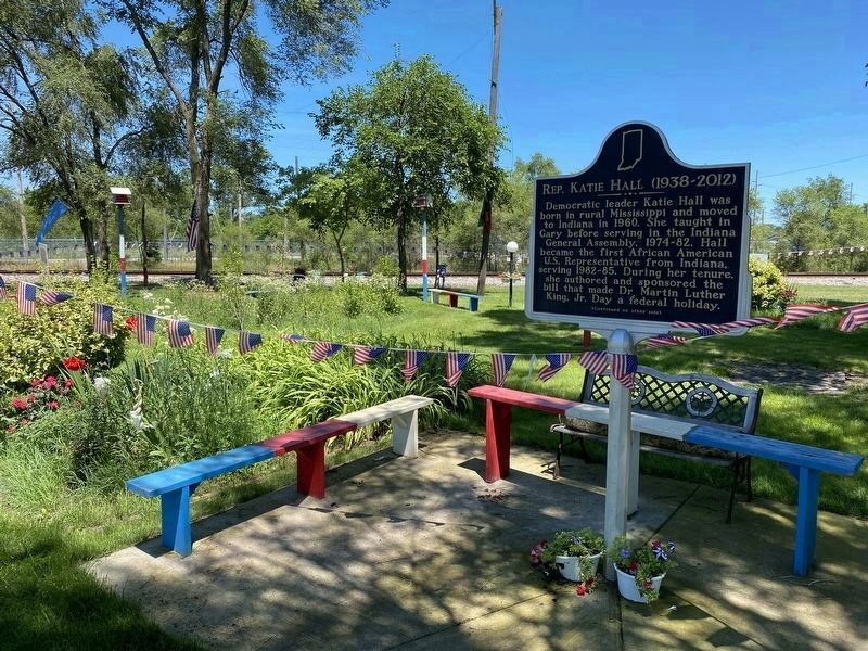Atty. John Hall's Historic Patriotic Peace Flower and Rose Gardens and Mini-Forest Preserve image. Click for full size.