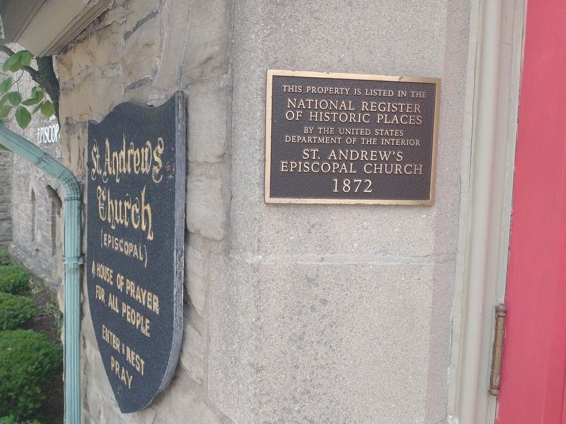 Saint Andrews Episcopal Church Marker image. Click for full size.