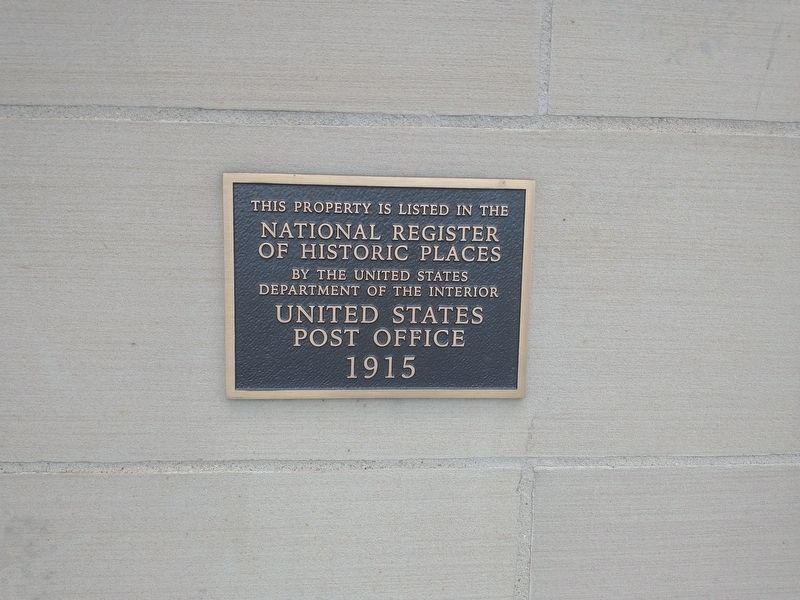 United States Post Office Marker image. Click for full size.