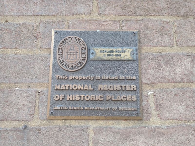 Highland House Marker image. Click for full size.