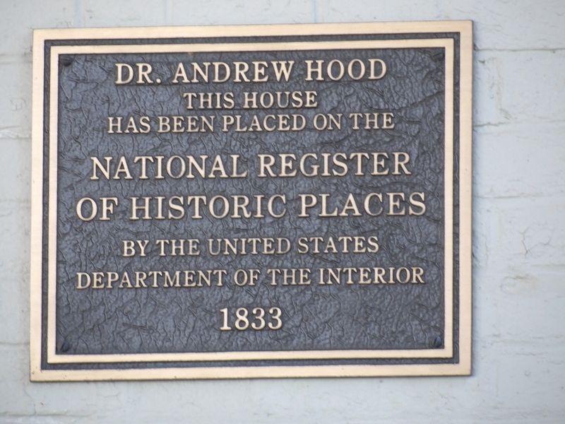 Dr. Andrew Hood Marker image. Click for full size.