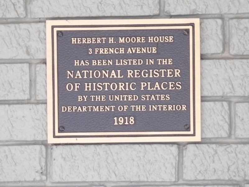 Herbert H. Moore House Marker image. Click for full size.