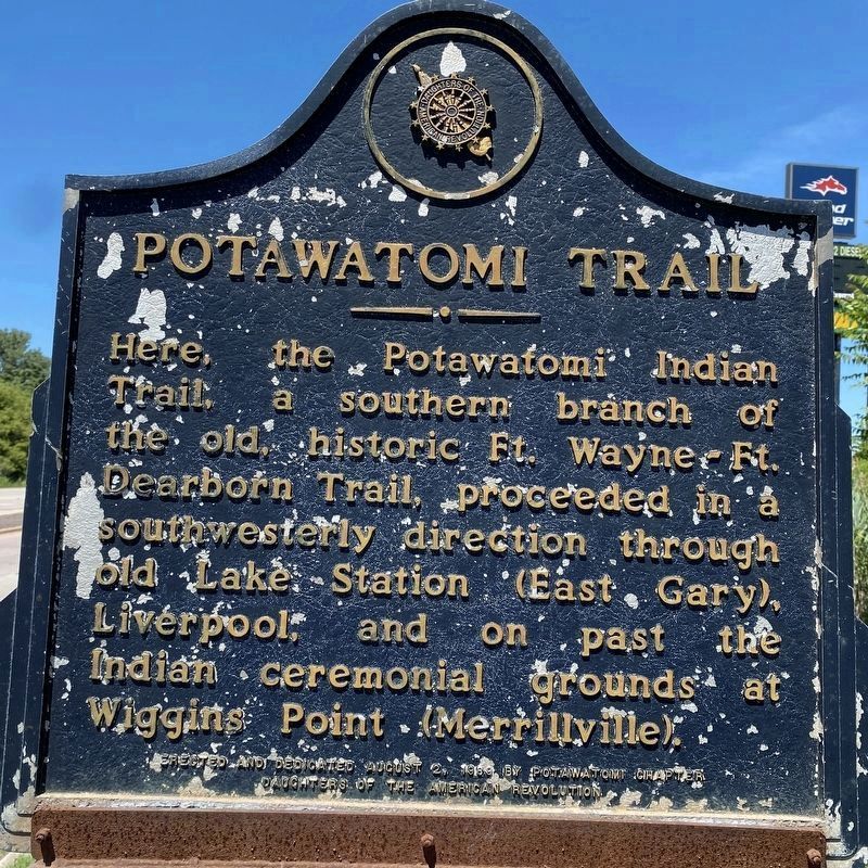 Potawatomi Trail Marker image. Click for full size.