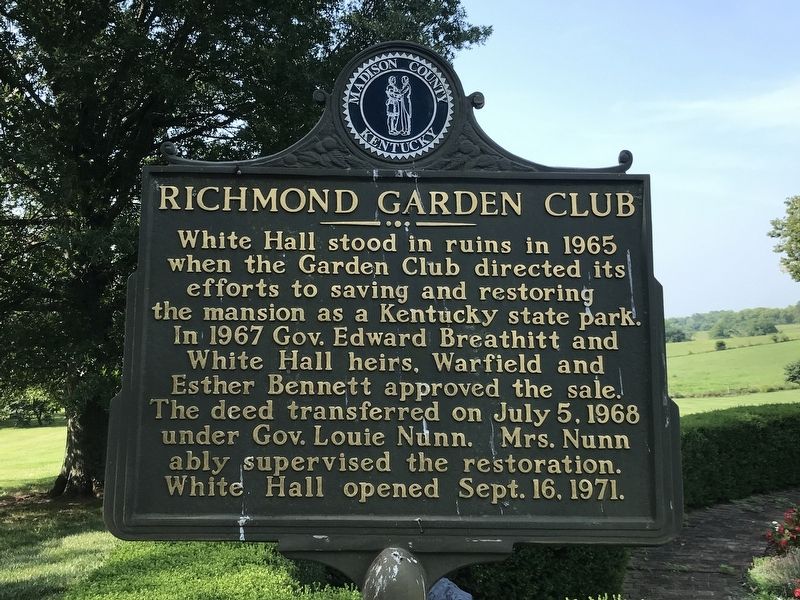 Richmond Garden Club Marker image. Click for full size.