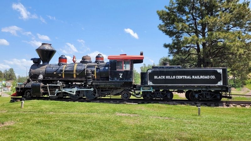 The Black Hills Central Railroad's Famous Engine #7 image. Click for full size.