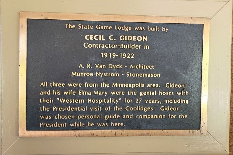 Cecil C. Gideon Marker image. Click for full size.