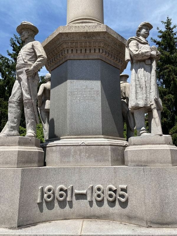 Dowagiac Civil War Monument image. Click for full size.
