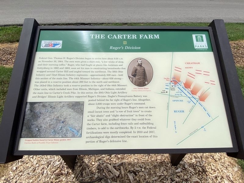 The Carter Farm Marker image. Click for full size.
