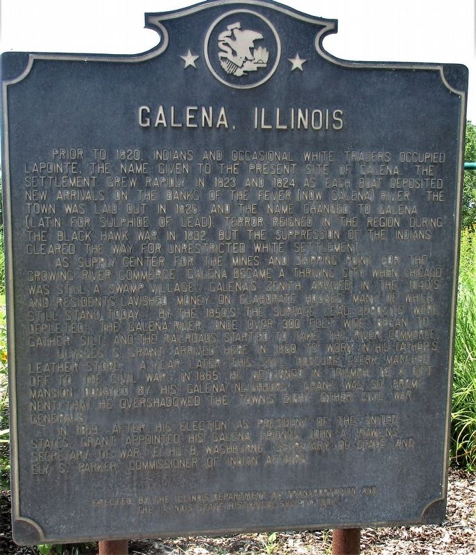 Galena, Illinois Marker image. Click for full size.