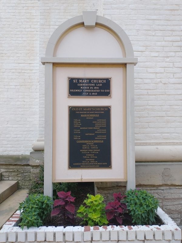 Old St. Mary's Church Sign image. Click for full size.