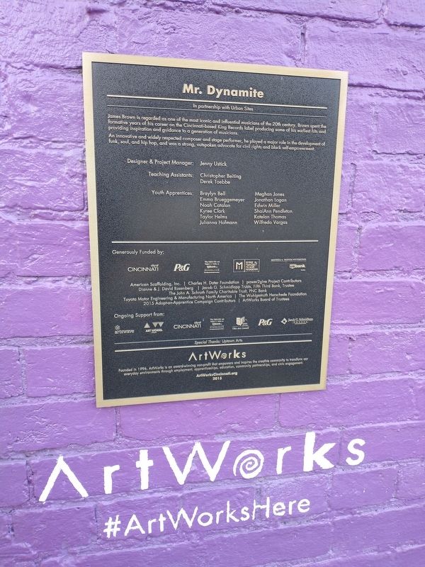 Mr. Dynamite Marker image. Click for full size.