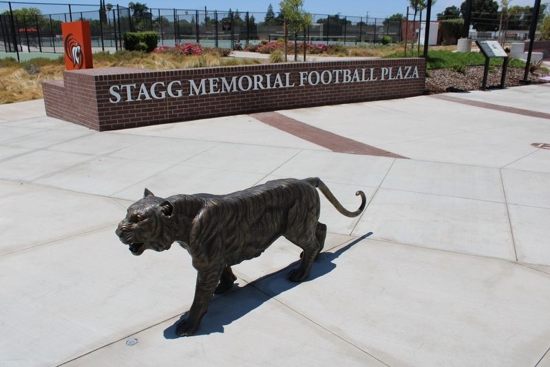 Stagg Memorial Football Plaza image. Click for full size.
