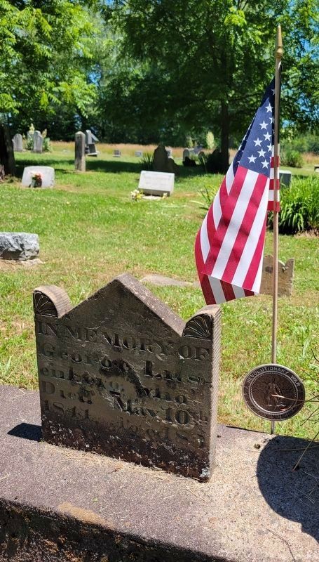 Grave of Revolutionary War Soldier George Litzenburg image. Click for full size.
