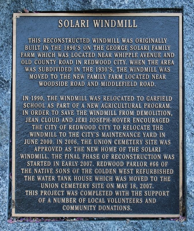 Solari Windmill Marker image. Click for full size.