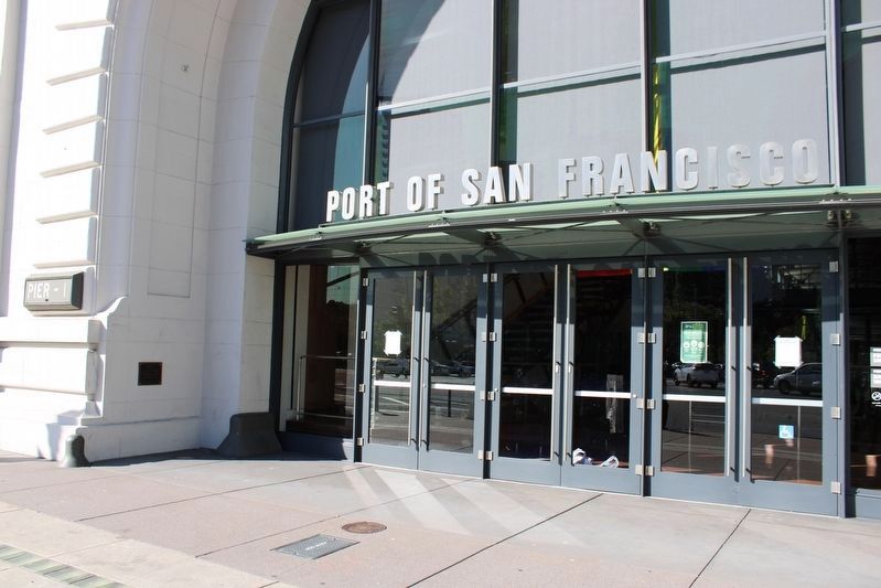 Pier 1 Marker at the front of the building image. Click for full size.
