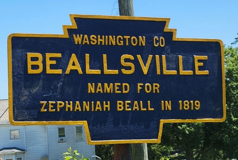 Beallsville Marker image. Click for full size.