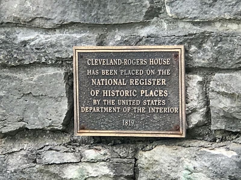 Cleveland-Rogers House Marker image. Click for full size.
