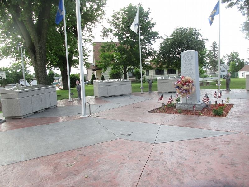 Benton Wisconsin Veterans Memorial image. Click for full size.