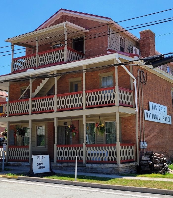 Historic National Hotel Marker image. Click for full size.