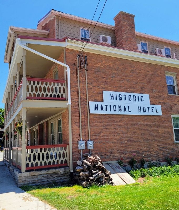 Historic National Hotel Marker image. Click for full size.
