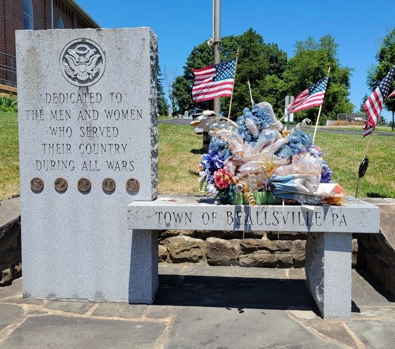 Beallsville War Memorial image. Click for full size.